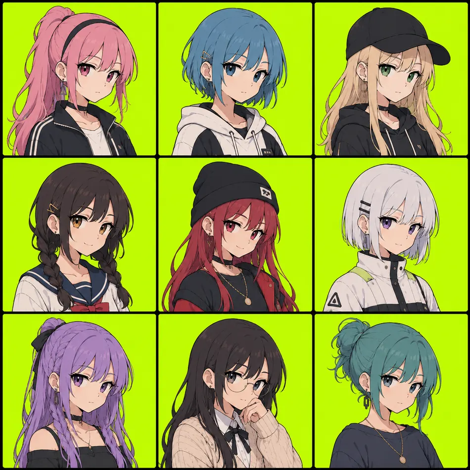 Part of the ANIHOOD collection, sheet 1